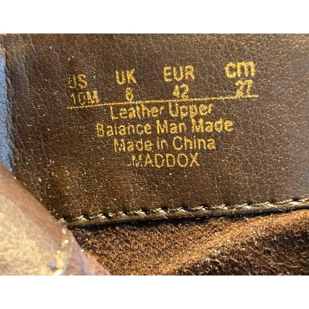 Sam Eldeman Bootie Brown Leather Sz 10M Maddox Espresso Bean Ankle Boots